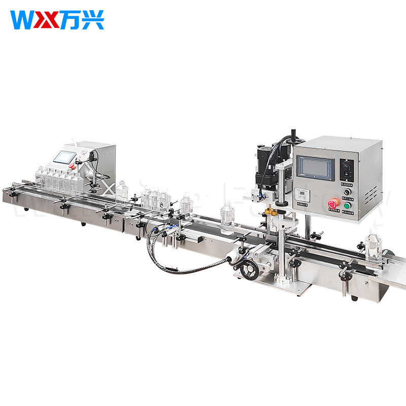 Filling and screw-capping line Single-head Magnetic Pump Filling Machine
