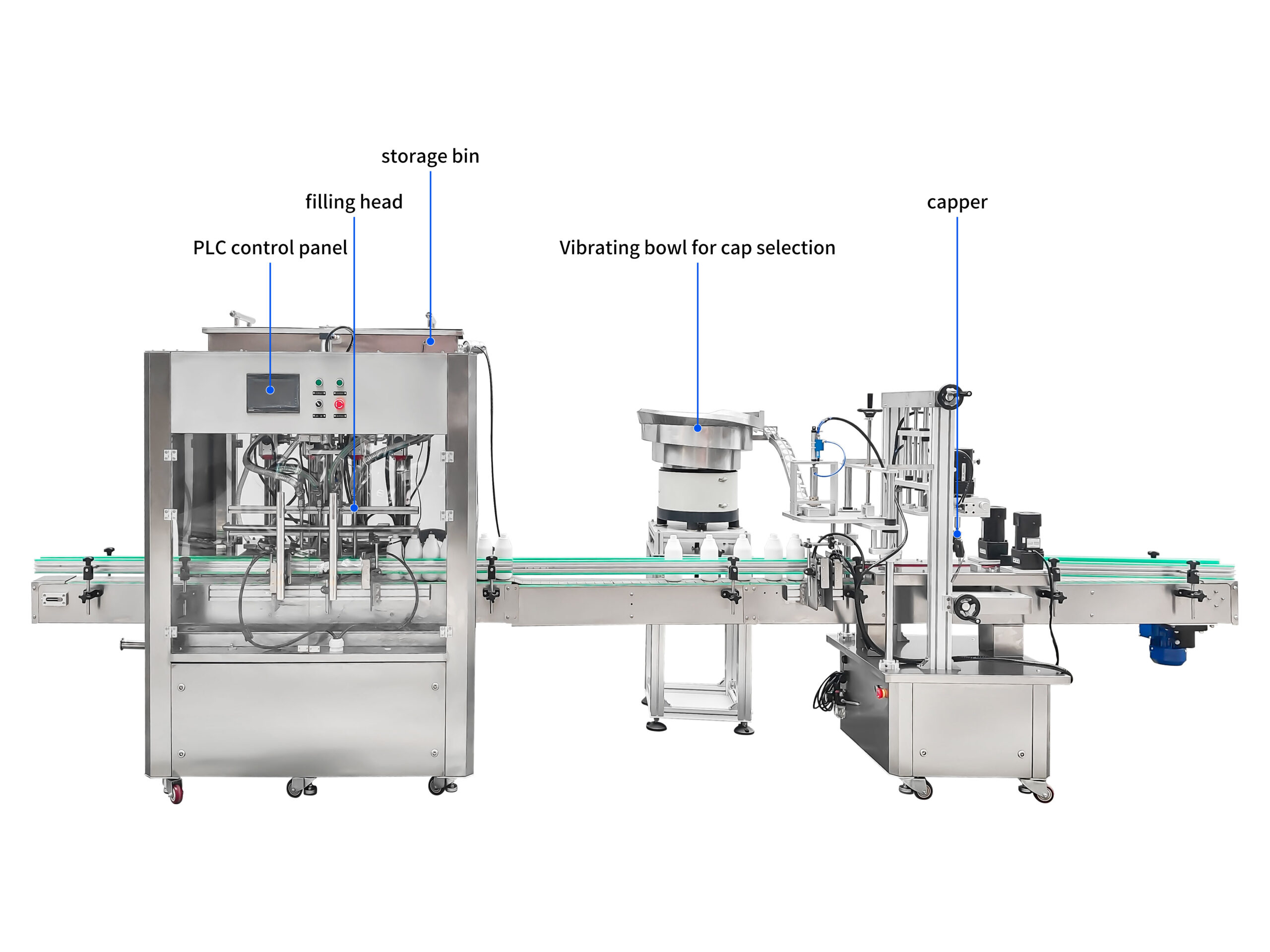 Liquid fertilizer: 4-head tank body pull-out mechanism.